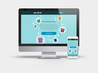 wishtank Landing Page