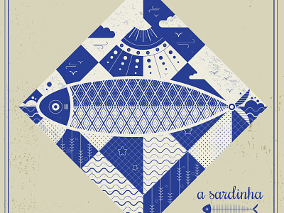 Sardines & Tiles adobe illustrator azulejo geometric geometric art illustration sardines sardinha tiles vector vector art