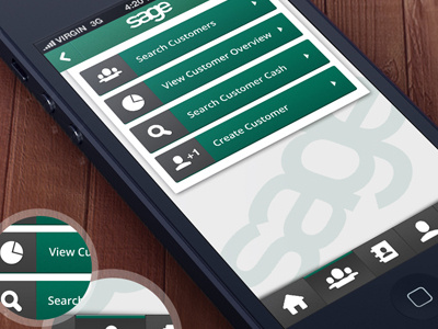 Sage Dashboard app dashboard green interactive mockup sage ui ui design