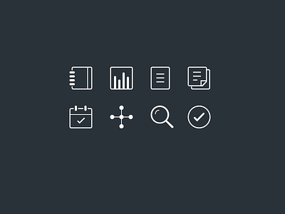Icon Set amazing awesome icon line simple