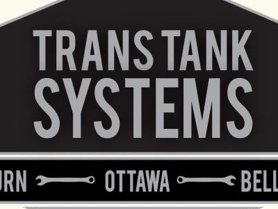 Trans Tank Logo branding grey illustrator logo shapes wrench
