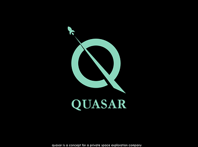 Quasar icon illustration logo