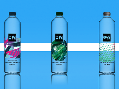 Smart Water branding design illustration