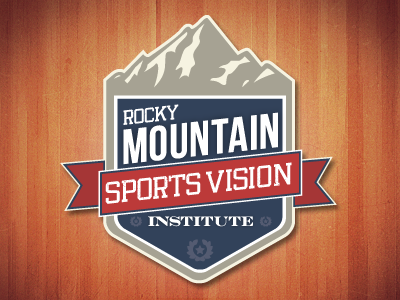 Rocky Mountain Sports Vision Institute Logo badge banner branding emblem logo sports
