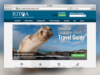 IGTOA design travel ui web website