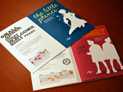 Colorado Shakespeare Festival 2011 Summer Brochures brochure colorado design page layout