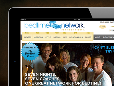 Bedtime Network Home Page