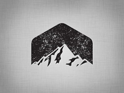 Logo Design colorado hexagon logo mountains