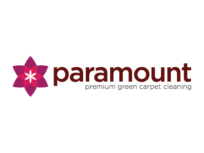 Paramount branding flower logo pink purple