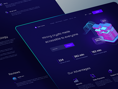 Smart Thashes | Web Hosting branding concept dark dark mode dark theme dark website theme design graphic design host website hosting landing page server shop shopping ui web design website ui website uiux