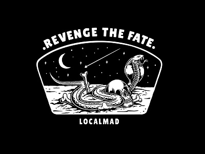 Revenge The Fate apparel design artwork design illustration tshirt design
