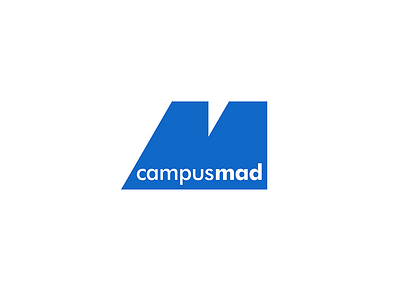 Logo campusmad branding design flat logo web