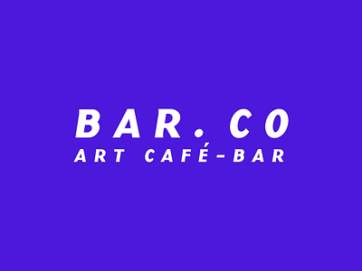 Bar.Co branding design identity illustration illustrator lettering logo type typography vector