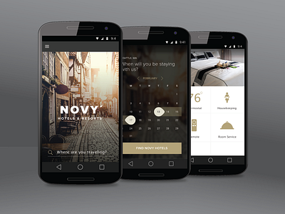 Novy Hotels and Resorts android app mobile