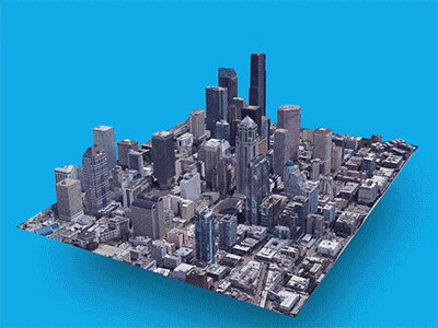 3D Map Animation 3d animation data layers map