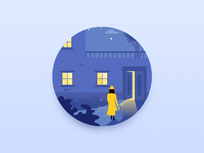 Get Home design illustration 插画