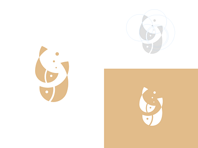 Fish branding design logo