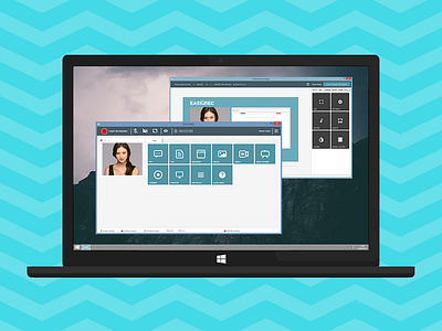 Easy2rec Windows App app design desktop interface software windows