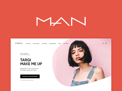MAN – E-commerce Platform For Beauty Industry adgroup adgroup.sh adgroupsh beauty cosmetics e-commerce graphic design online store redesign shopping software house ux web application web design