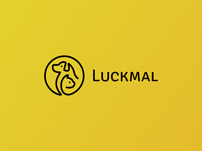 Luckmal Logo branding design figma flat graphic design icon logo logo design minimal vector