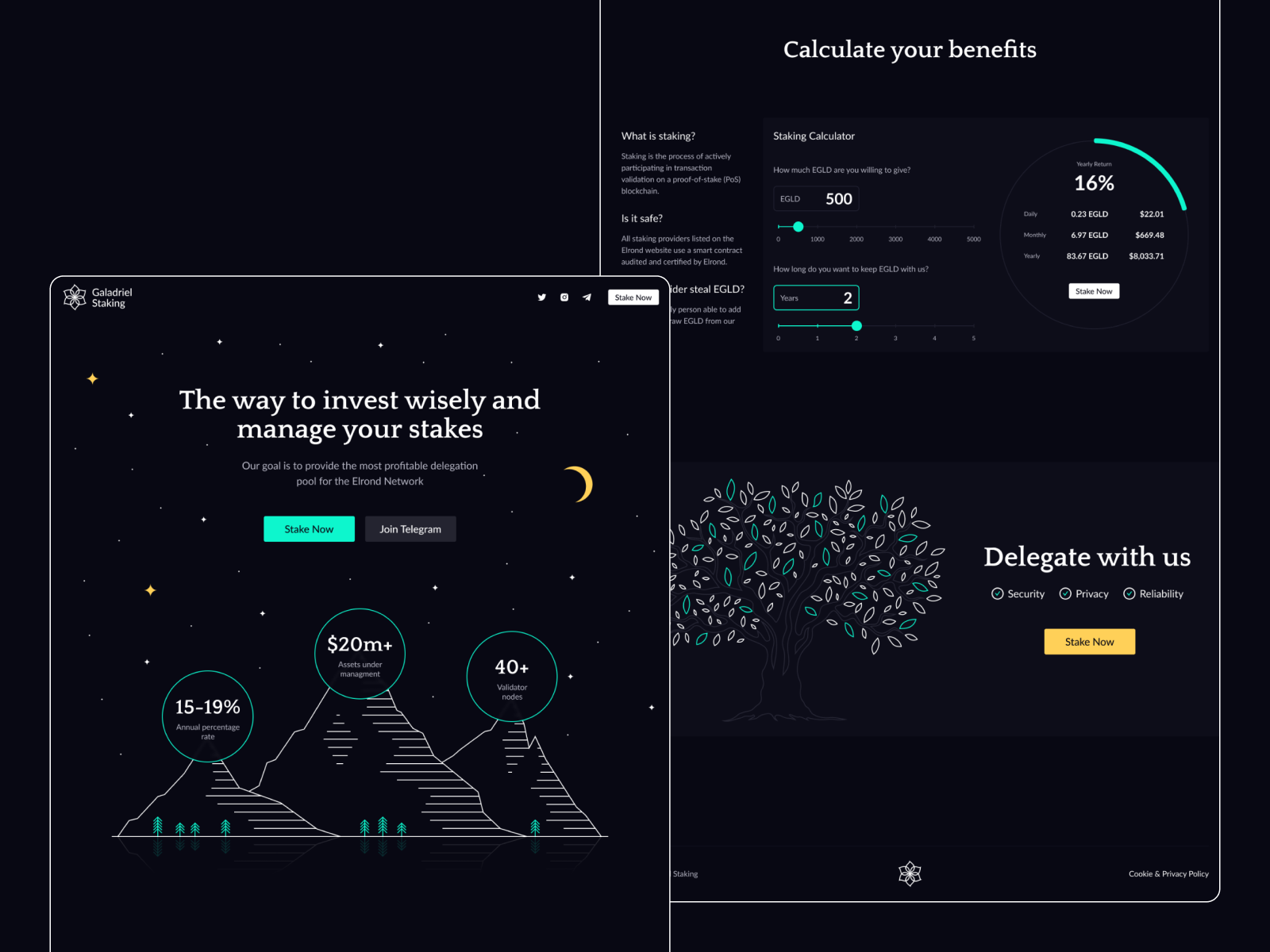 Staking Website