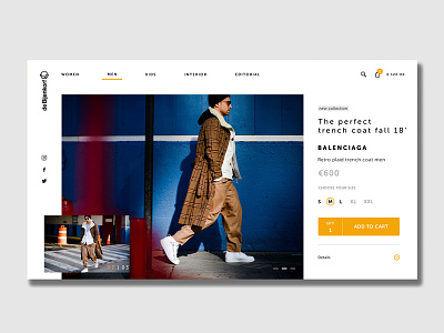 De Bijenkorf de bijenkorf design fashion ui ux webdeisgn