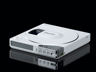 Sony Discman D-150: II 3d adobe after effects autodesk c4d cinema4d design designinspiration digitalart fusion 360 hard surface modeling maxon photoshop redshift3d