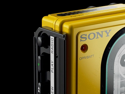 Sony Sports Walkman WM F35: III 3d adobe after effects autodesk chaos group design designinspiration digitalart fusion 360 hard surface modeling hdr light studio photoshop v ray vray