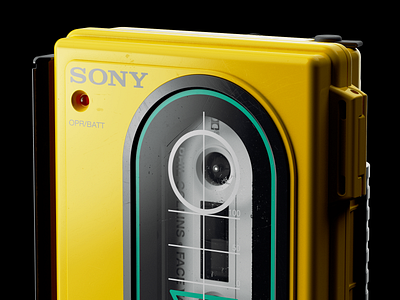 Sony Sports Walkman WM F35: V 3d adobe after effects autodesk chaos group design designinspiration digitalart fusion 360 hard surface modeling hdr light studio photoshop v ray vray