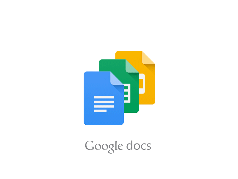Google Docs Animation animation app design flat gif google icon icons illustration logo material design minimal