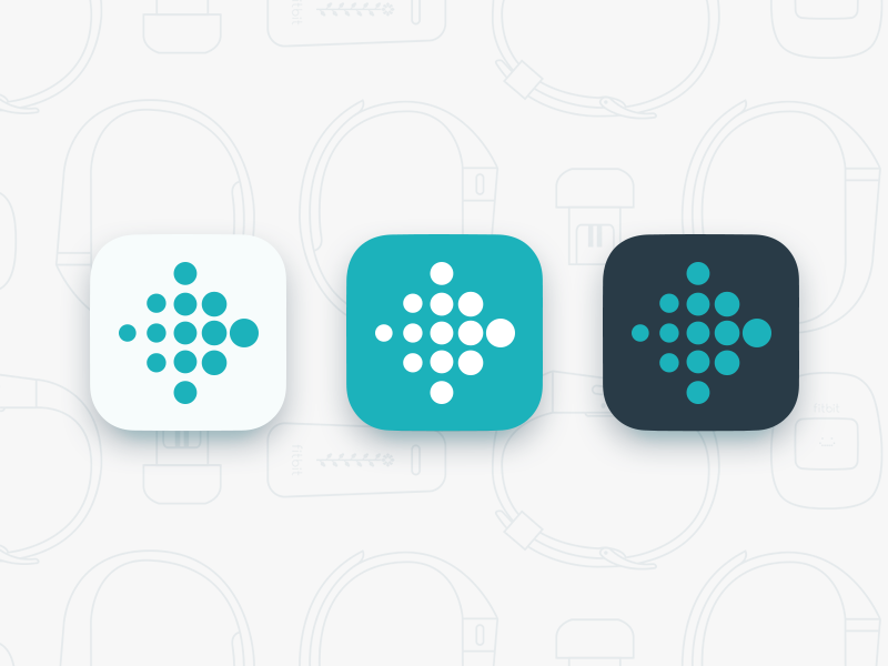 Fitbit App Icon Update by Jason Zigrino on Dribbble