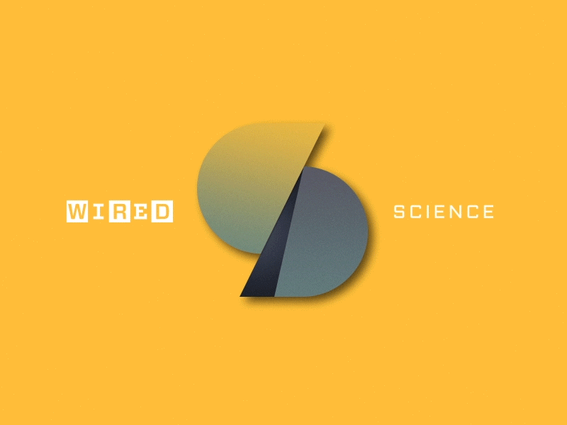 WIRED Science animation design flat gif illustration logo material minimal vector