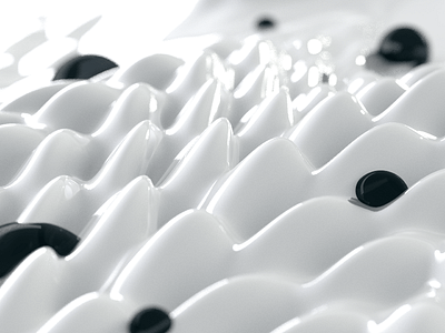 Ferrofluid Silk 3d adobe c4d cinema4d design designinspiration digitalart maxon photoshop redshift3d
