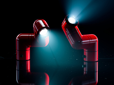 Tatu Lamp: Red 3d adobe after effects c4d cinema4d design designinspiration digitalart maxon photoshop redshift3d