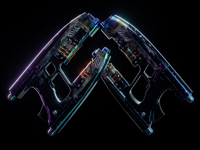 Star-Lord Quad Blasters: IV 3d adobe after effects autodesk c4d cinema4d design designinspiration digitalart fusion360 hardsurface marvel maxon photoshop redshift3d