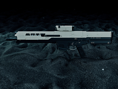Oblivion Rifle: I 3d adobe after affects autodesk c4d cinema4d design designinspiration digitalart fusion360 hard surface maxon photoshop redshift3d