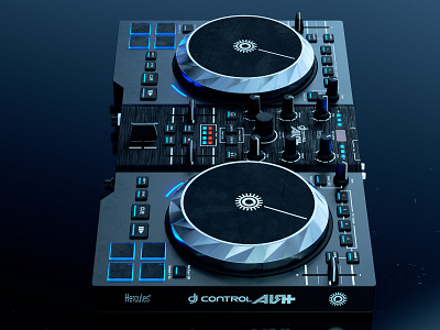 DJControl Air+ III 3d adobe autodesk c4d cinema4d design designinspiration digitalart fusion360 hard surface hard surface modeling maxon photoshop redshift3d