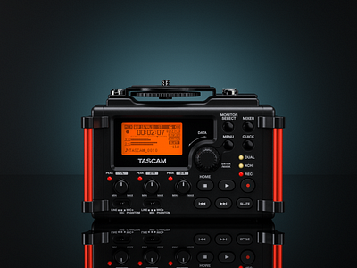 Tascam DR-60D MKII: I 3d adobe after effects autodesk c4d cinema4d design designinspiration digitalart fusion 360 hard surface modeling maxon photoshop redshift3d