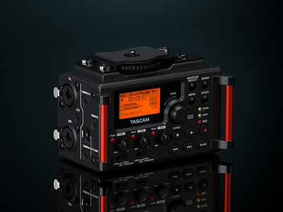 Tascam DR-60D MKII: II 3d adobe after effects autodesk c4d cinema4d design designinspiration digitalart fusion 360 hard surface modeling maxon photoshop redshift3d