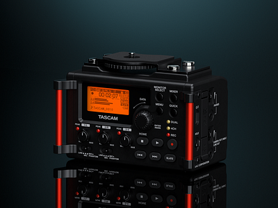 Tascam DR-60D MKII: III 3d adobe after effects autodesk c4d cinema4d design designinspiration digitalart fusion 360 hard surface modeling maxon photoshop redshift3d