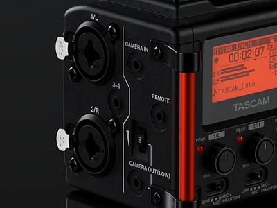 Tascam DR-60D MKII: IV 3d adobe after effects autodesk c4d cinema4d design designinspiration digitalart fusion 360 hard surface modeling maxon photoshop redshift3d