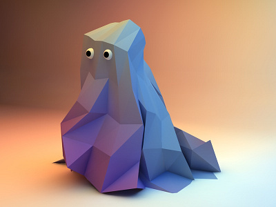 Robot Ghost 3d c4d geometric ghost robot