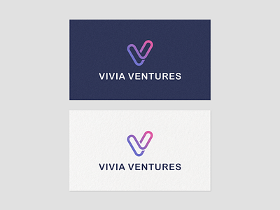 VIVIA VENTURES app creative fiverr.com fiverrgigs flat graphic design logo logo designer minimal minimalist unique logo ventures