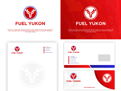 Fuel Yukon branding creative fiverr.com fiverrgigs fuel graphic design head logo logo designer minimalist modern