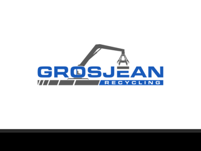 Grosjean Recycling branding construction and building creative ecommerce fiverr fiverr.com fiverrgigs graphic design logo designer minimalist modern