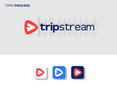 tripstream brand branding creative design ecommerce fiverr fiverr.com fiverrgigs flat graphic design logo logo designer minimal minimalist modern