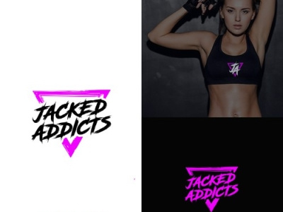 Jacked Addicts brand branding creative design ecommerce fiverr fiverr.com fiverrgigs flat graphic design logo logo designer minimal minimalist modern