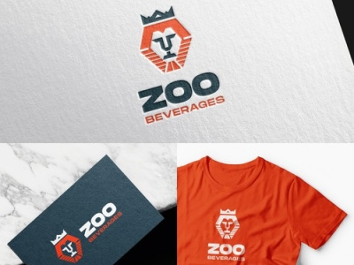 Zoo Beverages brand branding creative design ecommerce fiverr fiverr.com fiverrgigs flat graphic design logo logo designer minimal minimalist modern