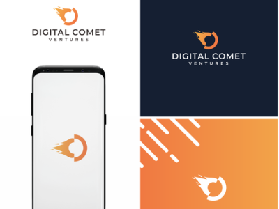 Digital Comet Ventures brand branding creative design ecommerce fiverr fiverr.com fiverrgigs flat graphic design logo logo designer minimal minimalist modern