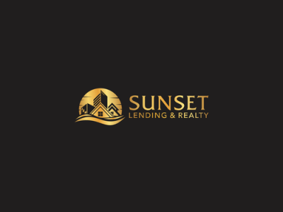 Sunset Lending Realty brand branding creative ecommerce fiverr fiverr.com fiverrgigs flat graphic design illustrator logo logo designer minimal minimalist modern